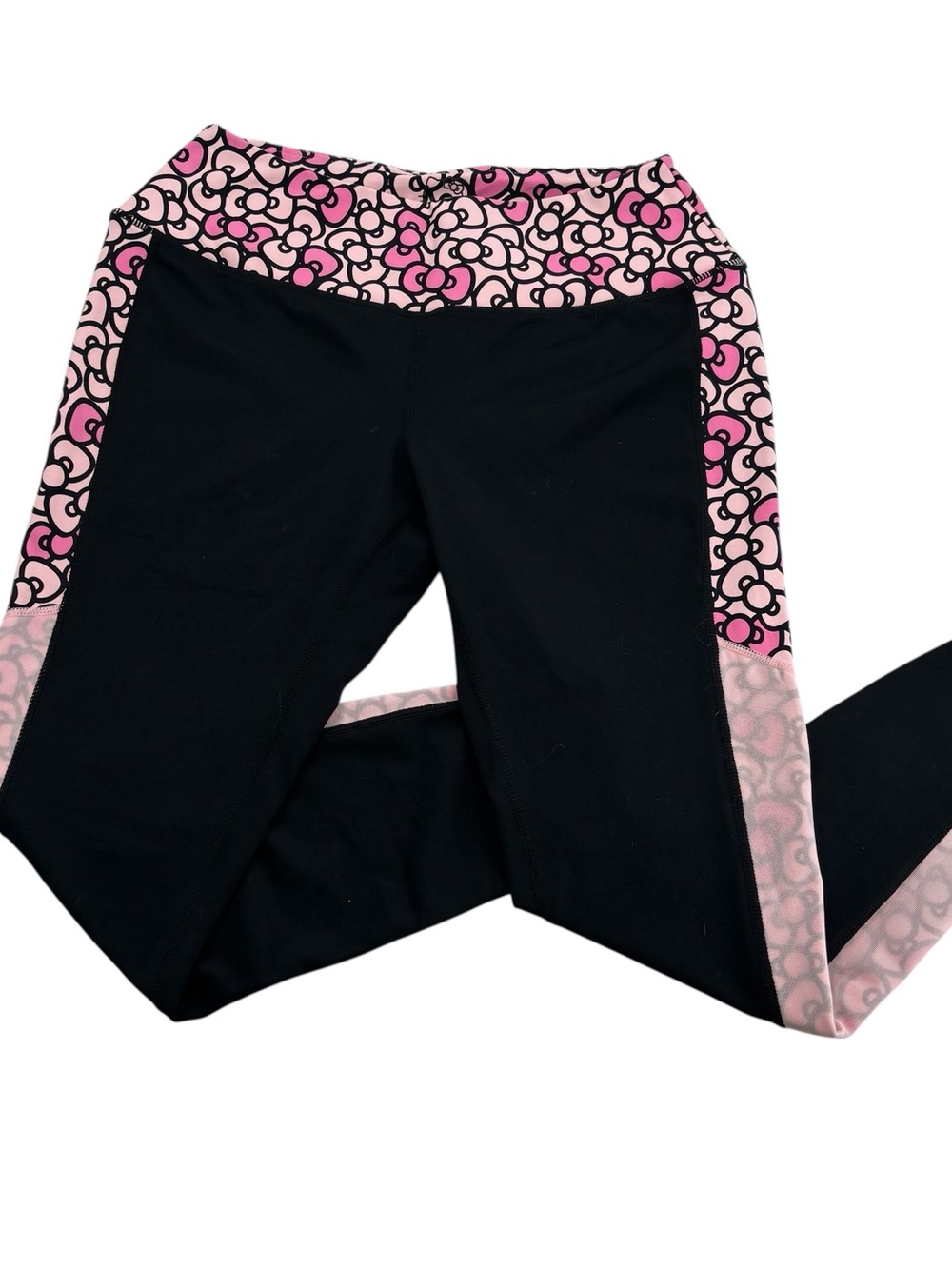 Torrid Hello Kitty Black Pink Athletic Leggins Sz. 1X 14/16 - Picture 3 of 9